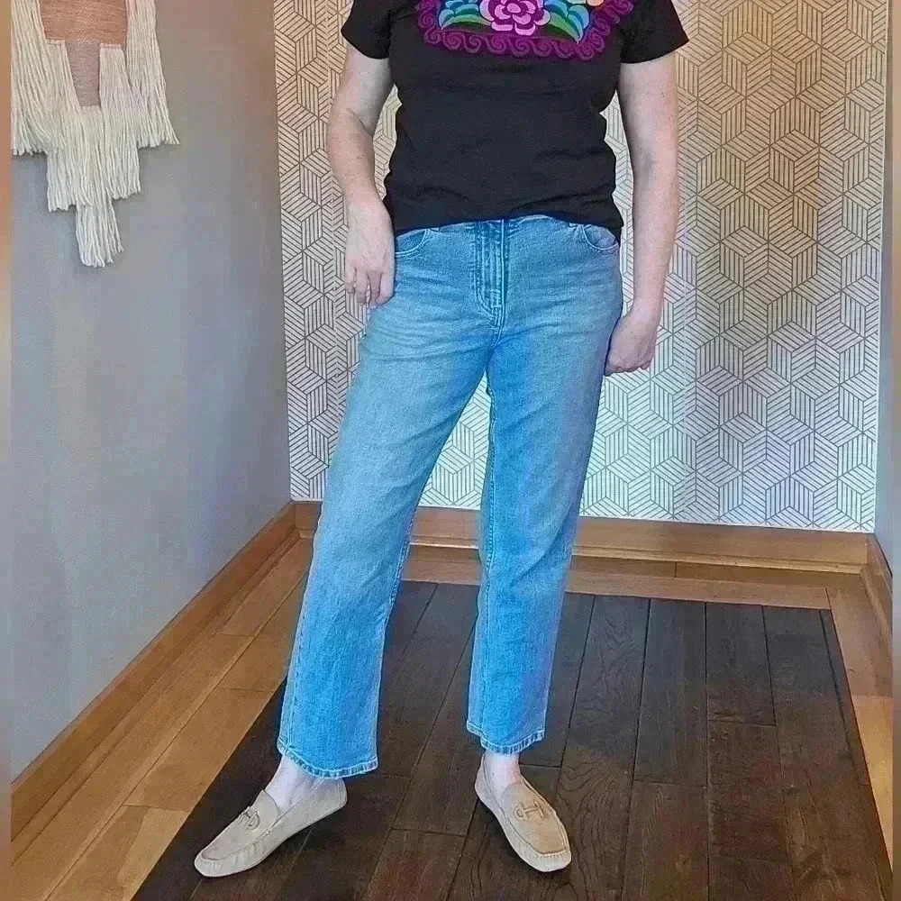 UNIONBAY Y2K High Rise Slim Straight Jean Size 11